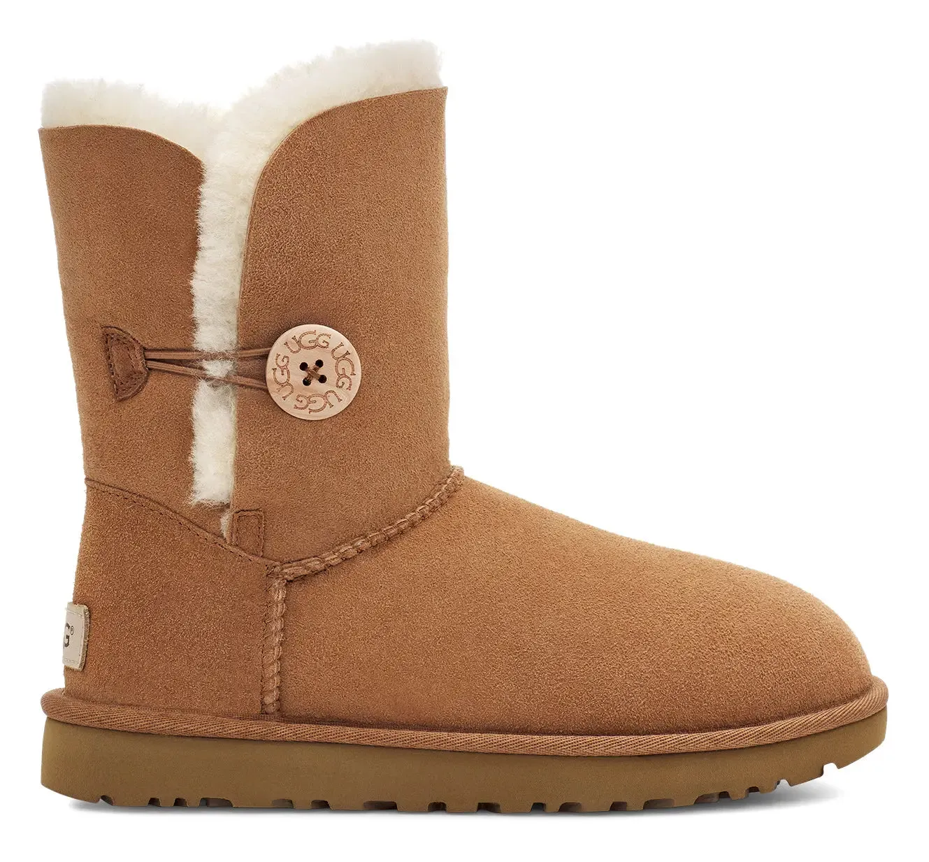 Womens UGG Bailey Button II  Versatile Sheepskin Boot with Cozy Comfort