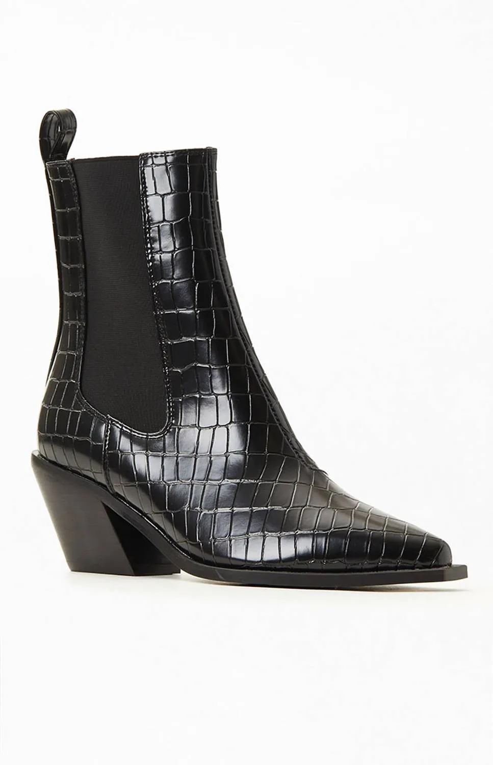 Women's Ukaya Boots In Black Croc
