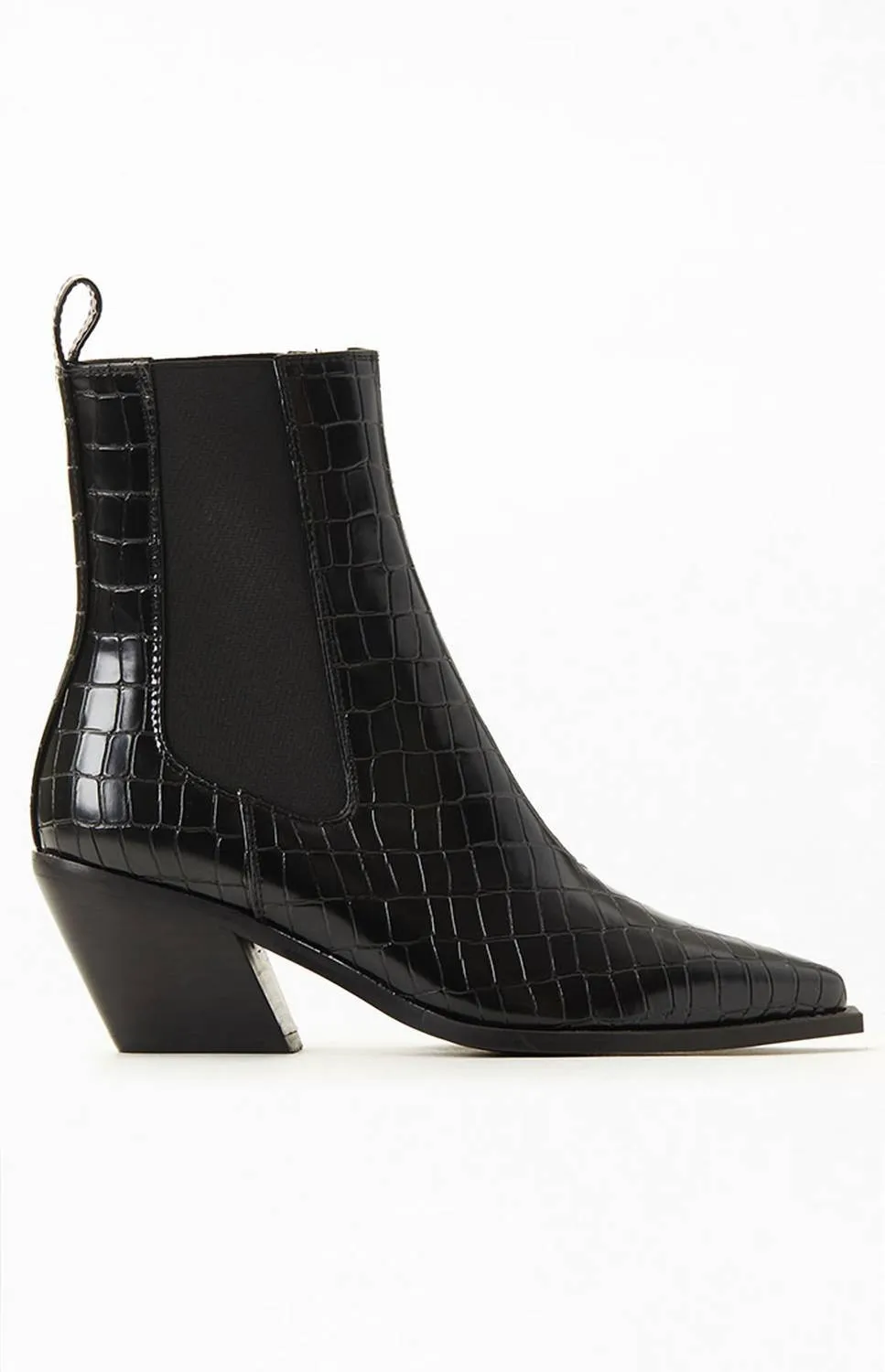Women's Ukaya Boots In Black Croc
