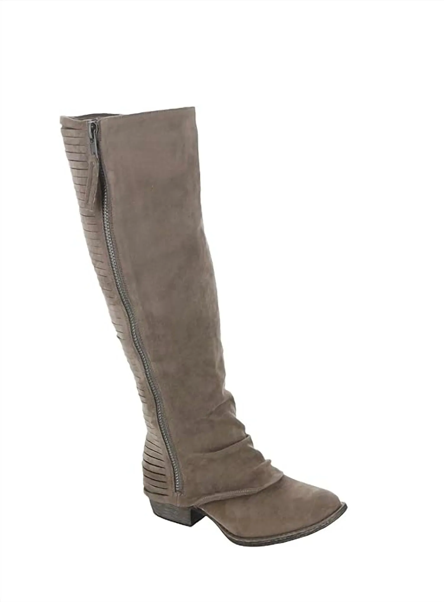 Women's Very Strippy Tall Boot In Taupe