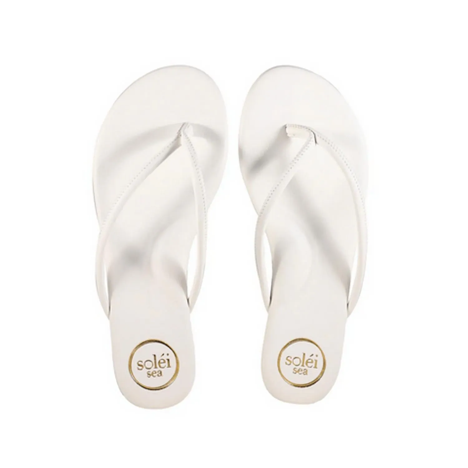 Women's Vivie Stitch Strap Sandal In White