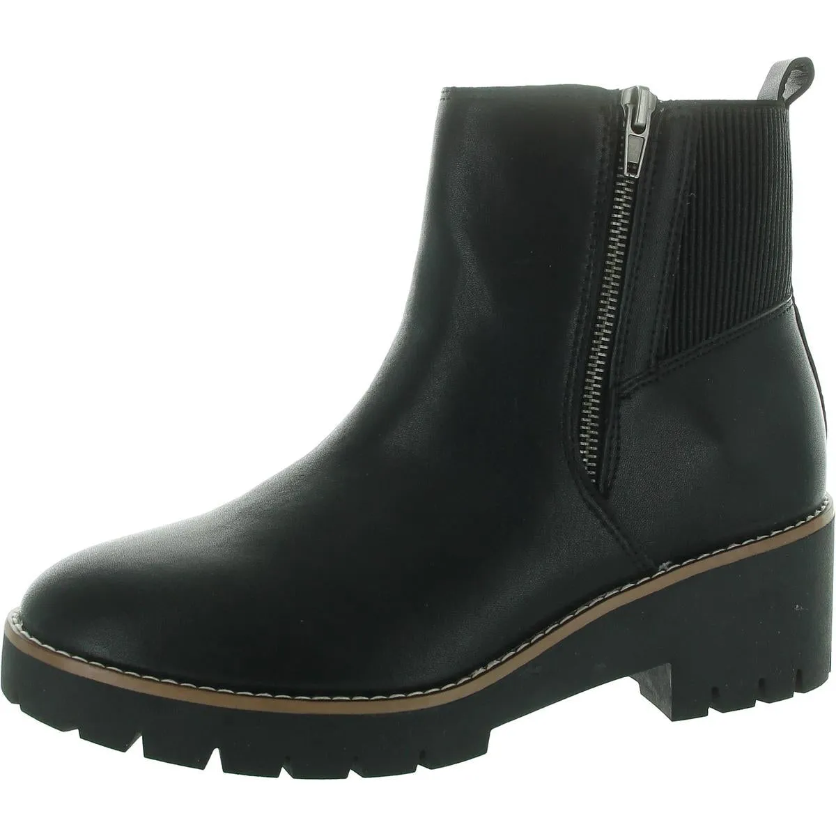 Womens Waterproof Leather Ankle Boots