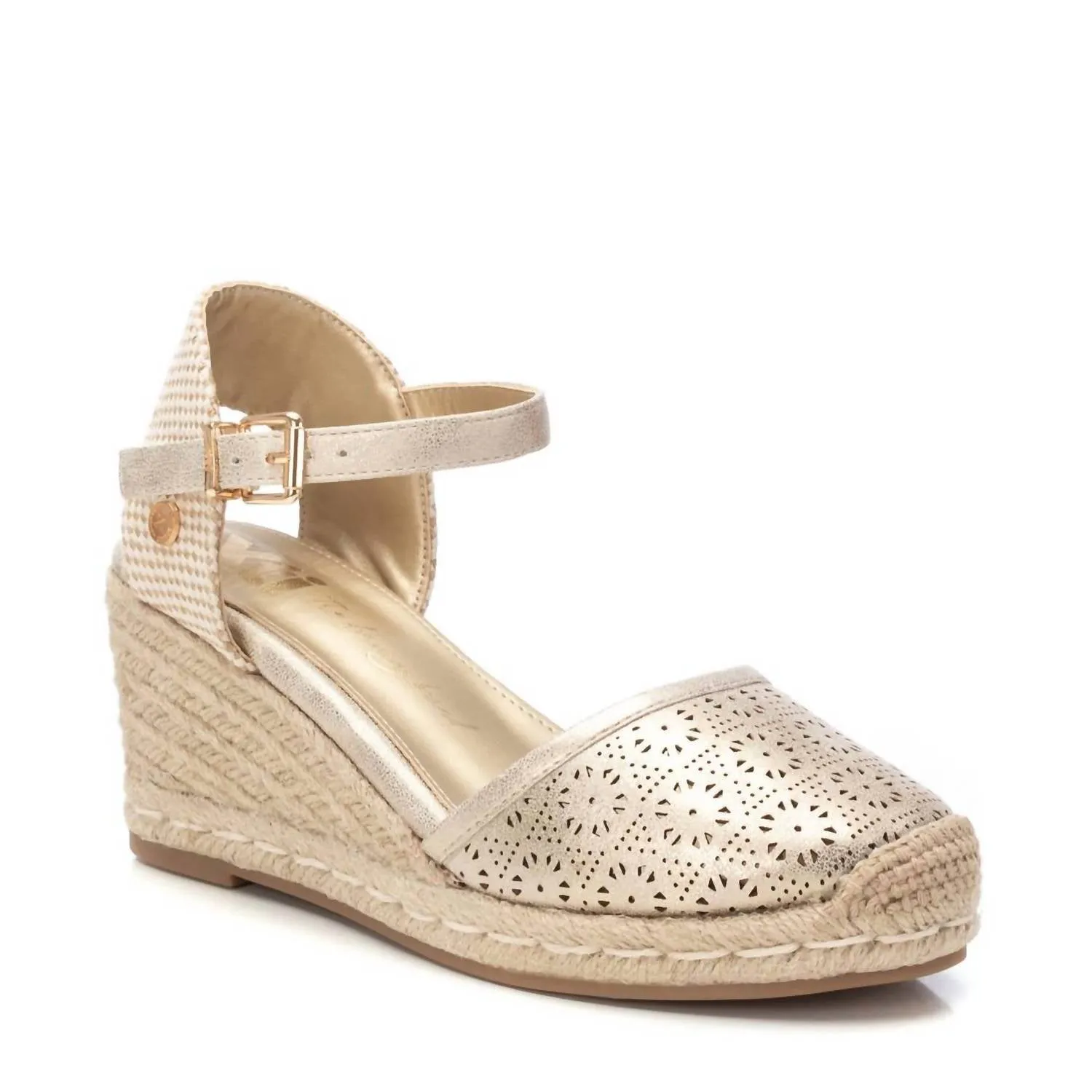 Women's Wedge Sandals In Gold