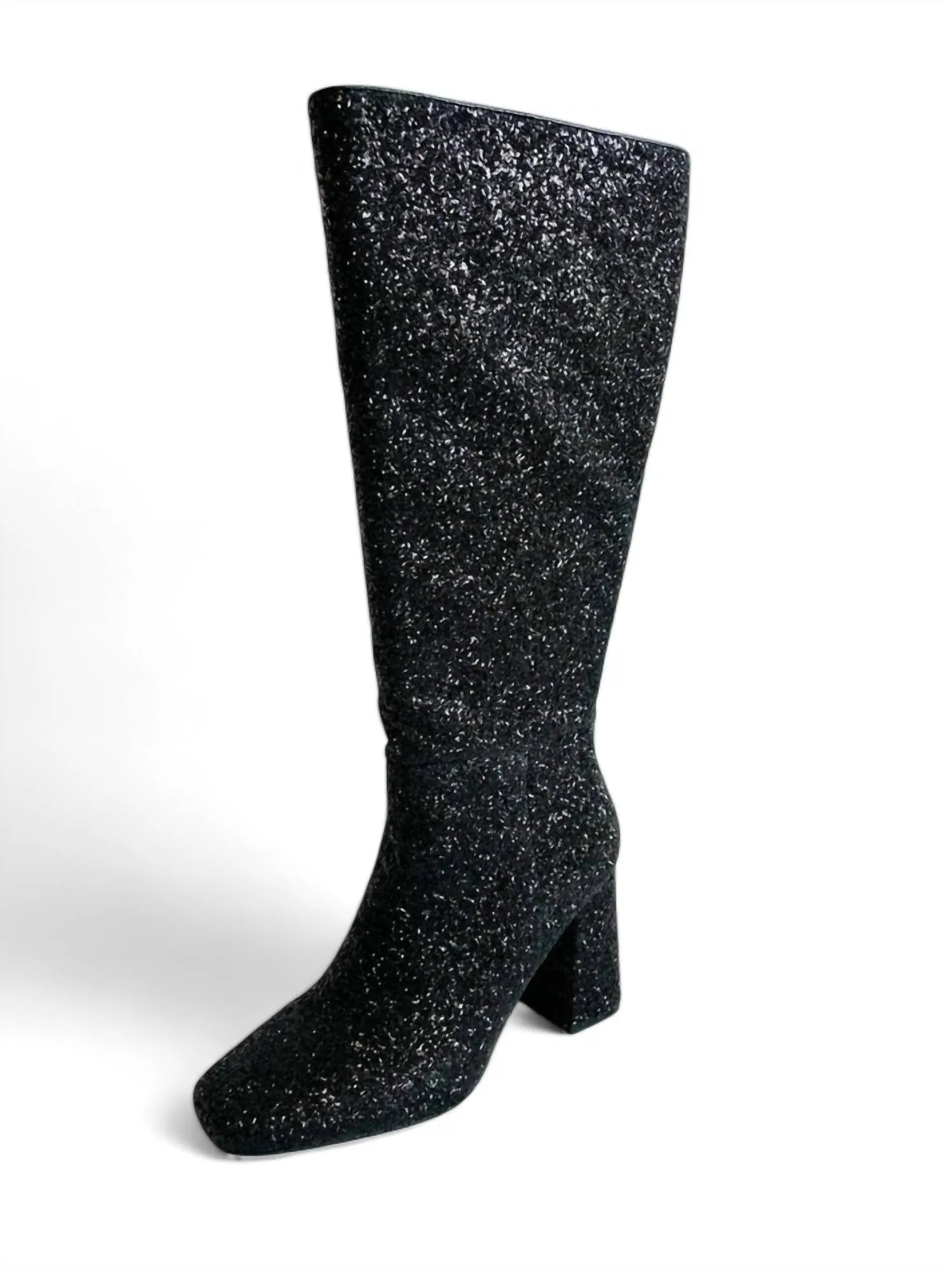 Women's Yolo Glitter Boots In Black