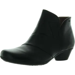 Womens Zipper Leather Shooties