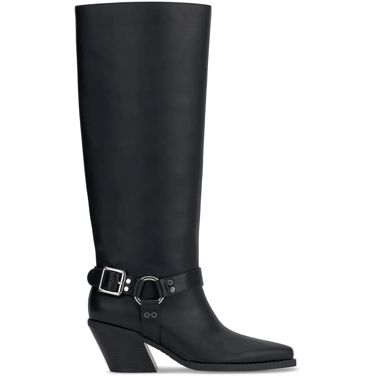 Womens Zipper Man Made Knee-High Boots