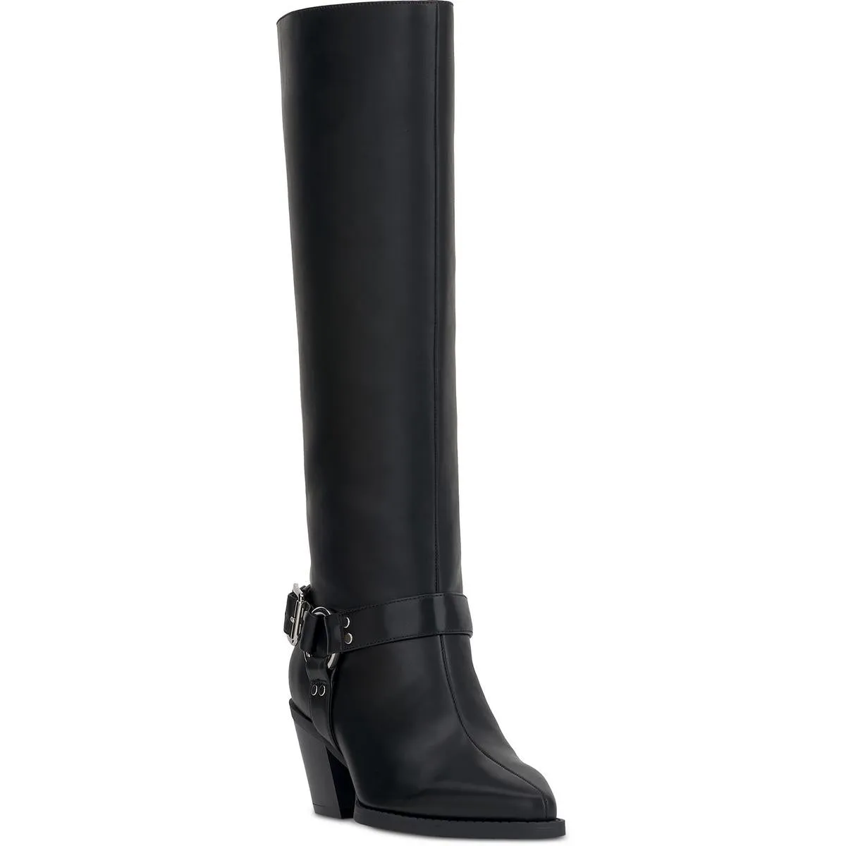 Womens Zipper Man Made Knee-High Boots