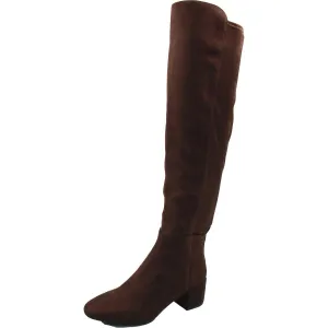 Womens Zipper Manmade Knee-High Boots