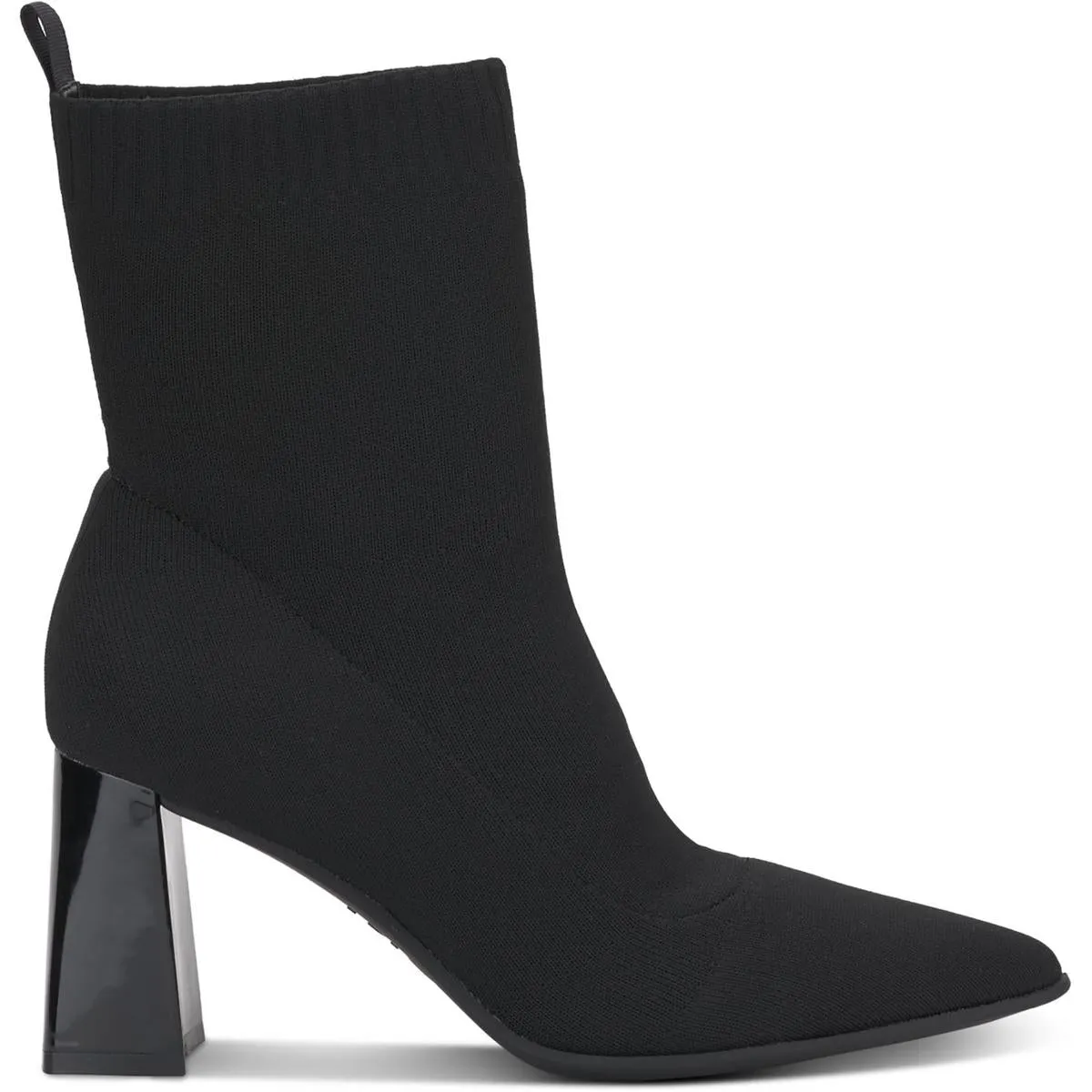 XIMENAF Womens Knit Block heel Booties
