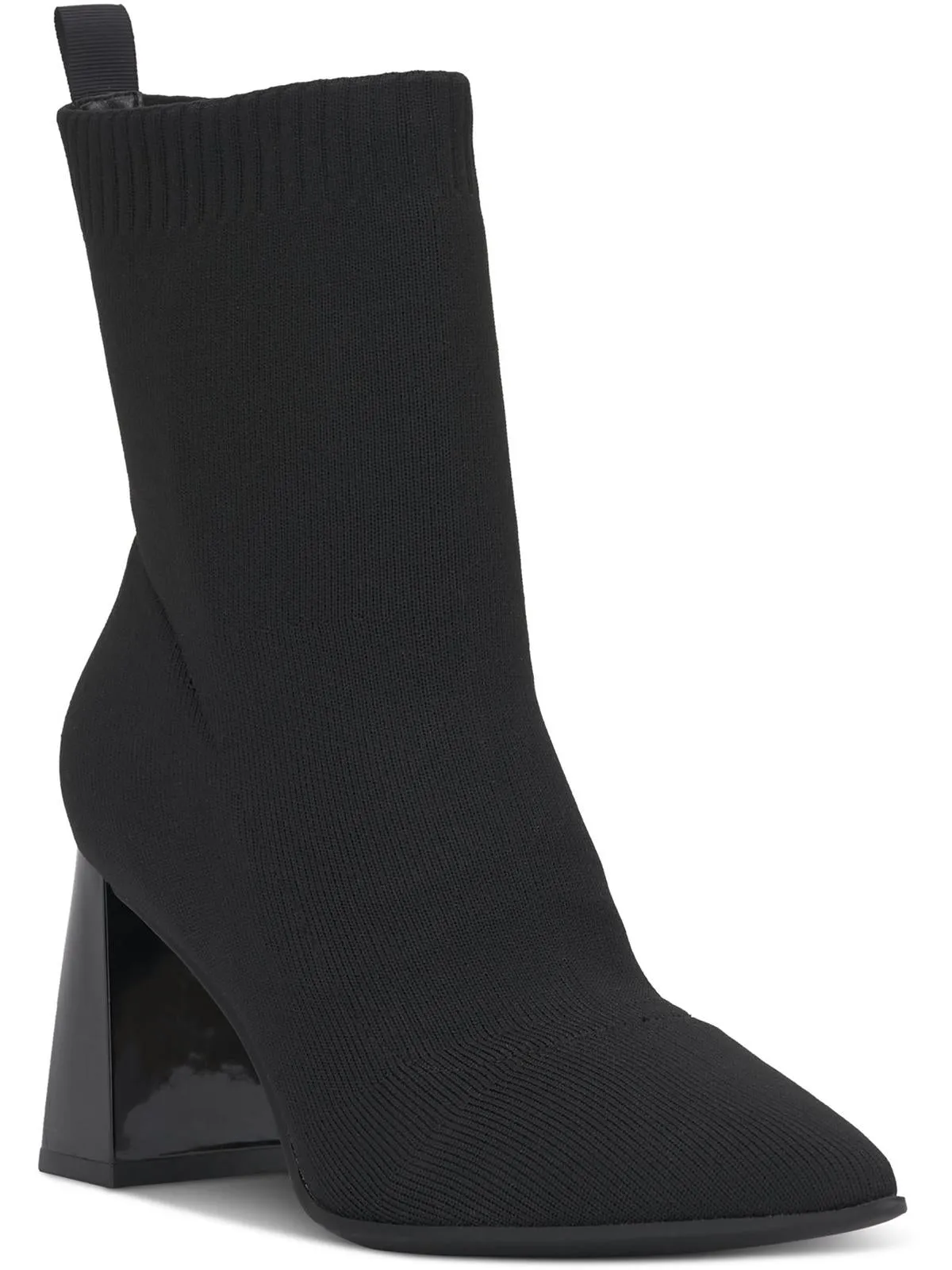 XIMENAF Womens Knit Block heel Booties
