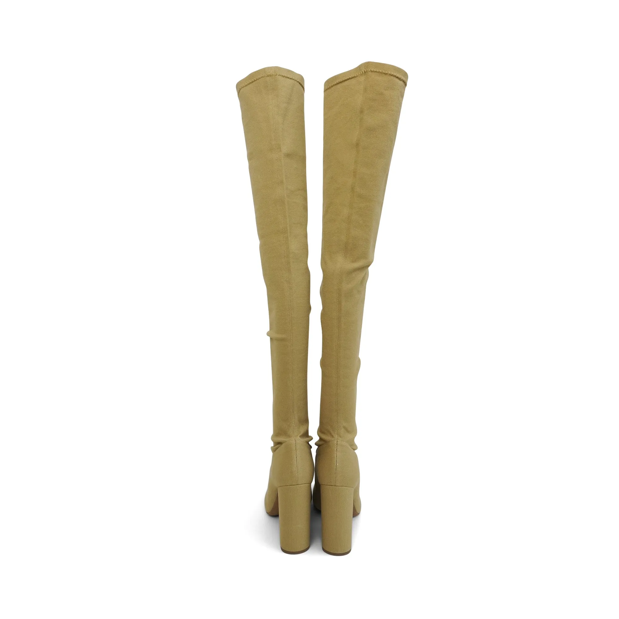 Yeezy 'S4 Stretch Canvas' Thigh-High Boots - Women's 38