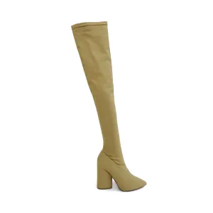 Yeezy 'S4 Stretch Canvas' Thigh-High Boots - Women's 38