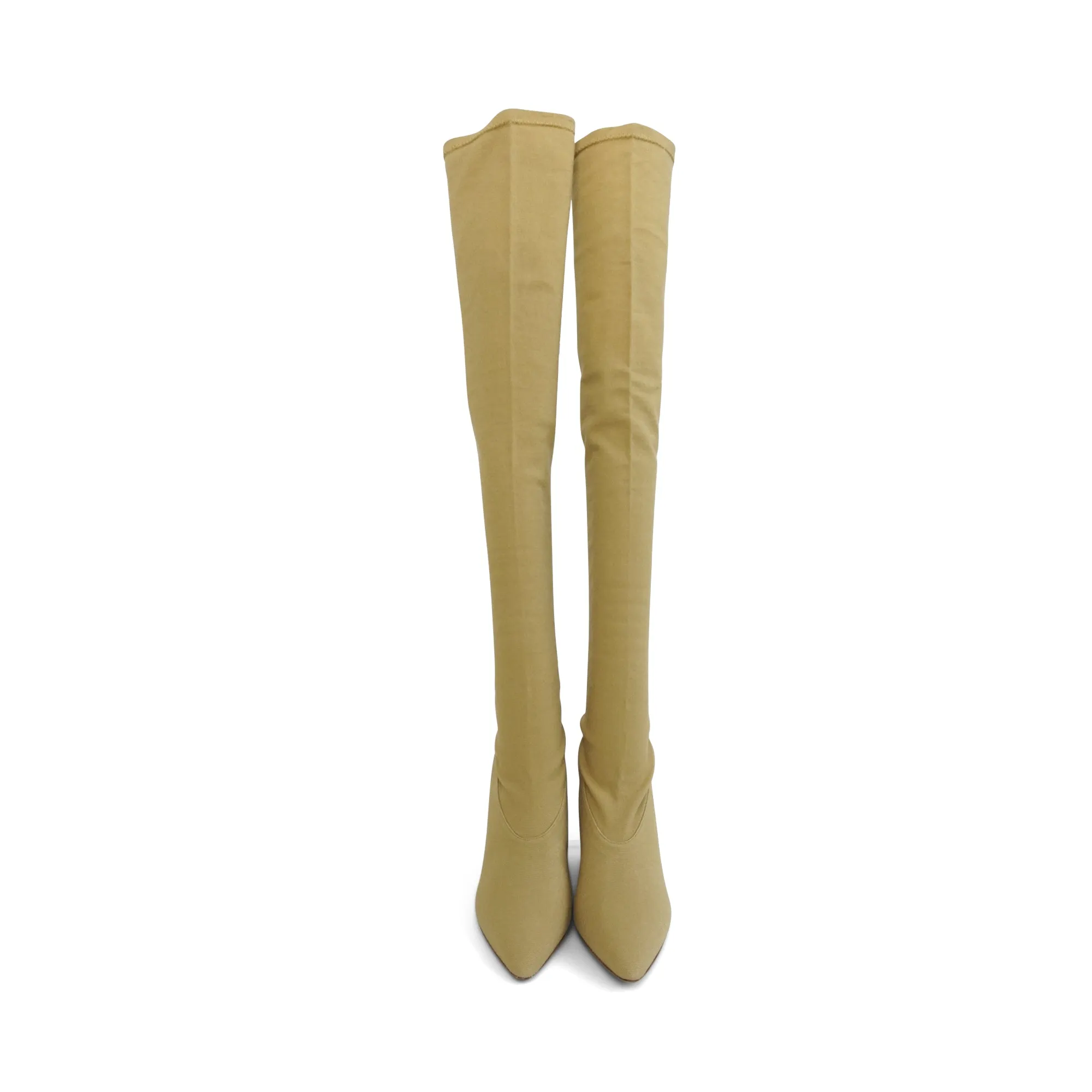 Yeezy 'S4 Stretch Canvas' Thigh-High Boots - Women's 38