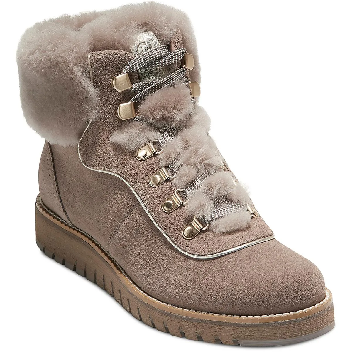 ZERO GRAND UPSTATE HIKER Womens Waterproof Faux Suede Hiking Boots