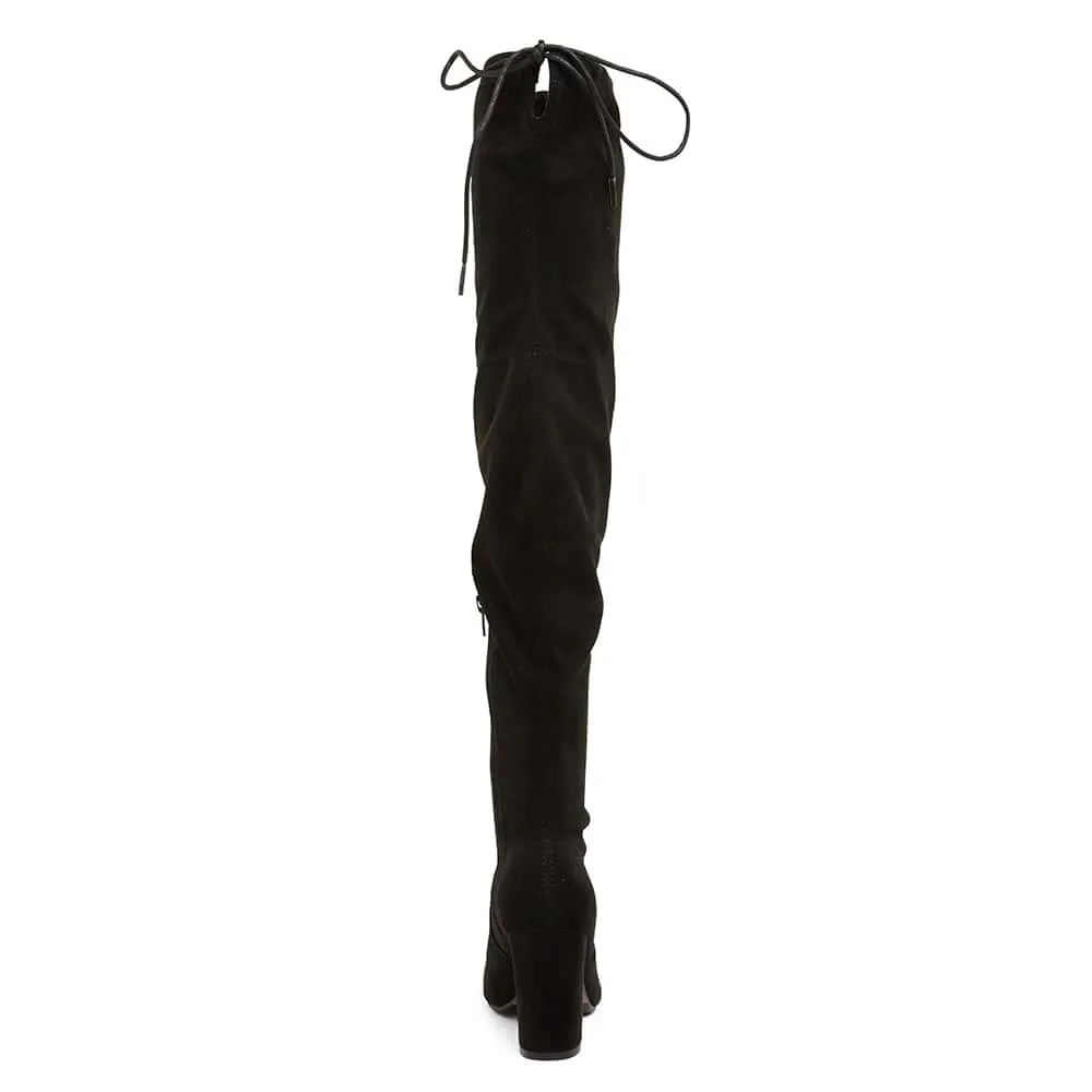 Zest Boot in Black Smooth