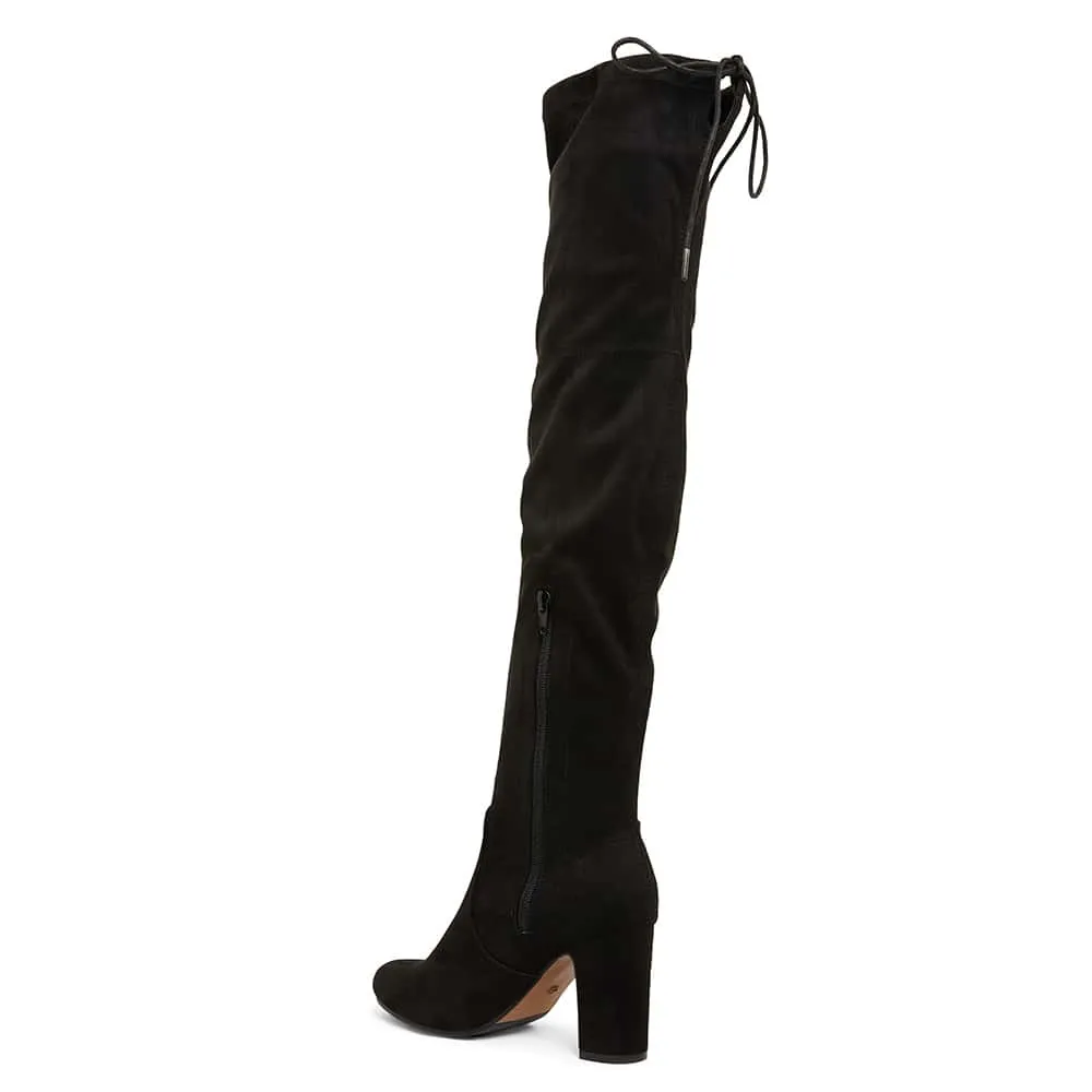 Zest Boot in Black Smooth